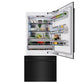 ZLINE 36" 19.8 cu. ft. Built-In Bottom Freezer Refrigerator with Water Dispenser and Ice Maker in Black Stainless Steel, RBIT-BS-36