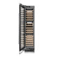 ZLINE 18" 9.0 cu. ft. Triple Zone 68 Bottle Left Hinge Column Wine Cooler in DuraSnow Stainless Steel, RCWVL-SN-18