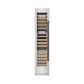 ZLINE Autograph 18" 9.0 cu. ft. Triple Zone 68 Bottle Left Hinge Column Wine Cooler in DuraSnow Stainless Steel with Matte Black Accents, RCWVLZ-SN-18-MB
