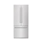 ZLINE 36" 19.6 cu. ft. French Door Built-In Bottom Freezer Refrigerator with Water Dispenser and Ice Maker in DuraSnow Stainless Steel with Graphite Gray Interior, GRBIV-SN-36