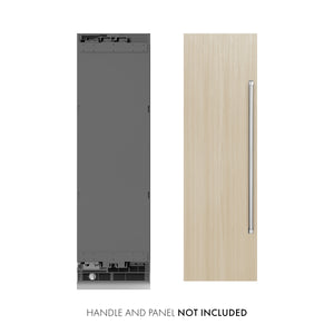 ZLINE 24" 12.4 cu. ft. Panel Ready Column Freezer with Graphite Gray Interior, RBCFV-24