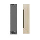 ZLINE Autograph 18" 8.6 cu. ft. Panel Ready Right Hinge Column Freezer with Graphite Gray Interior and Matte Black Accents, RBCFVRZ-18-MB