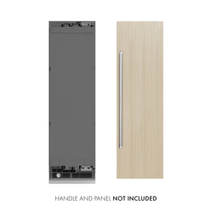 ZLINE 24" 12.5 cu. ft. Panel Ready Column Refrigerator with Graphite Gray Interior, RBCRV-24