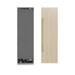 ZLINE Autograph 24" 12.5 cu. ft. Panel Ready Column Refrigerator with Graphite Gray Interior and Polished Gold Accents, RBCRVZ-24-G