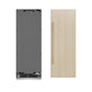 ZLINE Autograph 30" 16.7 cu. ft. Panel Ready Column Refrigerator with Graphite Gray Interior and Polished Gold Accents, RBCRVZ-30-G