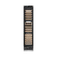 ZLINE Autograph 18" 9.0 cu. ft. Triple Zone 68 Bottle Panel Ready Left Hinge Column Wine Cooler with Matte Black Accents, RBCWVLZ-18-MB