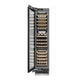 ZLINE Autograph 18" 9.0 cu. ft. Triple Zone 68 Bottle Panel Ready Left Hinge Column Wine Cooler with Matte Black Accents, RBCWVLZ-18-MB
