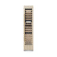 ZLINE Autograph 18" 9.0 cu. ft. Triple Zone 68 Bottle Panel Ready Right Hinge Column Wine Cooler with Champagne Bronze Accents, RBCWVRZ-18-CB