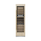 ZLINE Autograph 24" 12.4 cu. ft. Triple Zone 100 Bottle Panel Ready Column Wine Cooler with Champagne Bronze Accents, RBCWVZ-24-CB