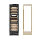 ZLINE Autograph 24" 12.4 cu. ft. Triple Zone 100 Bottle Panel Ready Column Wine Cooler with Champagne Bronze Accents, RBCWVZ-24-CB