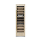 ZLINE Autograph 24" 12.4 cu. ft. Triple Zone 100 Bottle Panel Ready Column Wine Cooler with Polished Gold Accents, RBCWVZ-24-G