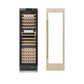 ZLINE Autograph 24" 12.4 cu. ft. Triple Zone 100 Bottle Panel Ready Column Wine Cooler with Polished Gold Accents, RBCWVZ-24-G