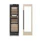 ZLINE Autograph 24" 12.4 cu. ft. Triple Zone 100 Bottle Panel Ready Column Wine Cooler with Matte Black Accents, RBCWVZ-24-MB