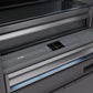 ZLINE Autograph 72" 39.6 cu. ft. Panel Ready French Door Built-In Bottom Freezer Refrigerator with Water Dispensers and Ice Makers with Graphite Gray Interior and Champagne Bronze Accents, GRBITZ-72-CB