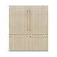 ZLINE Autograph 72" 39.6 cu. ft. Panel Ready French Door Built-In Bottom Freezer Refrigerator with Water Dispensers and Ice Makers with Graphite Gray Interior and Champagne Bronze Accents, GRBITZ-72-CB