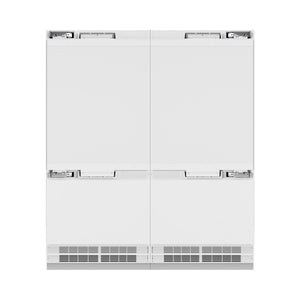 ZLINE 72" 39.6 cu. ft. Panel Ready French Door Built-In Bottom Freezer Refrigerator with Water Dispensers and Ice Makers, RBIT-72