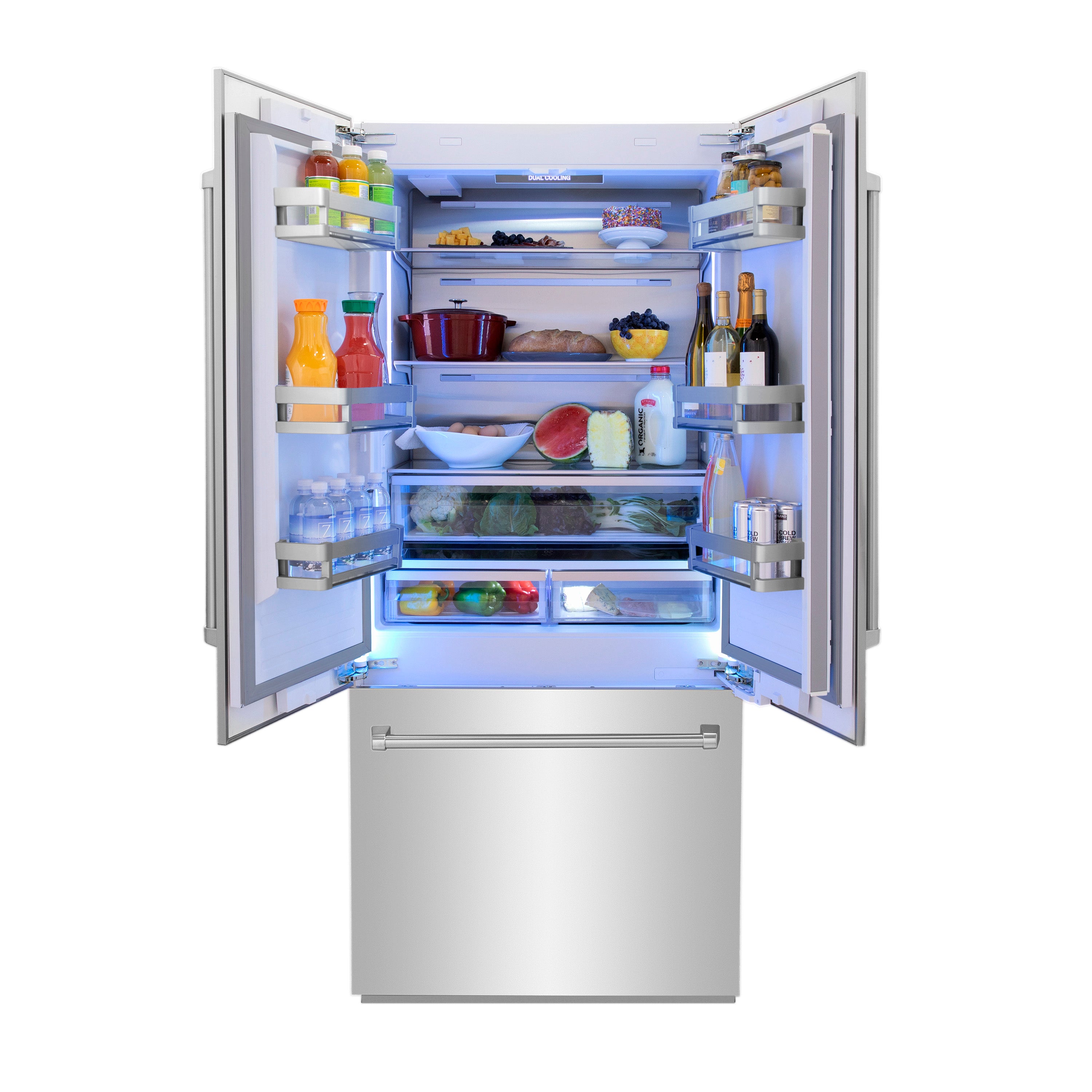 ZLINE 36 In. Panel Ready Built-In Refrigerator | Water Dispenser
