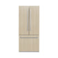 ZLINE 36 In. 19.6 cu. Ft. Panel Ready Built-In 3-Door French Door Refrigerator with Internal Water and Ice Dispenser, RBIV-36
