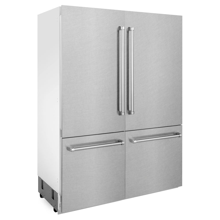 ZLINE 60" 32.2 cu. ft. Built-In Refrigerator with Internal Water and Ice Dispenser in Fingerprint Resistant Stainless Steel, RBIV-SN-60