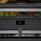 ZLINE Autograph 36" 19.6 cu. ft. French Door Built-In Bottom Freezer Refrigerator with Water Dispenser and Ice Maker in Stainless Steel with Graphite Gray Interior and Matte Black Accents, GRBIVZ-304-36MB