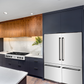 ZLINE Autograph 60" 32.2 cu. ft. French Door Built-In Bottom Freezer Refrigerator with Water Dispenser and Ice Maker in Stainless Steel with Graphite Gray Interior and Matte Black Accents, GRBIVZ-304-60MB