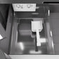 ZLINE 18" 8.6 cu. ft. Left Hinge Column Freezer in White Matte with Graphite Gray Interior, RCFVL-WM-18