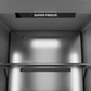 ZLINE 18" 8.6 cu. ft. Left Hinge Column Freezer in White Matte with Graphite Gray Interior, RCFVL-WM-18