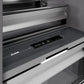 ZLINE 18" 8.6 cu. ft. Left Hinge Column Freezer in White Matte with Graphite Gray Interior, RCFVL-WM-18