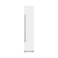 ZLINE 18" 8.6 cu. ft. Right Hinge Column Freezer in White Matte with Graphite Gray Interior, RCFVR-WM-18