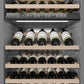 ZLINE 24" 12.4 cu. ft. Triple Zone 100 Bottle Column Wine Cooler in White Matte, RCWV-WM-24