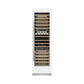ZLINE 24" 12.4 cu. ft. Triple Zone 100 Bottle Column Wine Cooler in White Matte, RCWV-WM-24