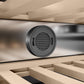 ZLINE 18" 9.0 cu. ft. Triple Zone 68 Bottle Left Hinge Column Wine Cooler in White Matte, RCWVL-WM-18