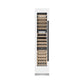 ZLINE Autograph 18" 9.0 cu. ft. Triple Zone 68 Bottle Left Hinge Column Wine Cooler in White Matte with Matte Black Accents, RCWVLZ-WM-18-MB