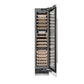 ZLINE 18" 9.0 cu. ft. Triple Zone 68 Bottle Right Hinge Column Wine Cooler in White Matte, RCWVR-WM-18