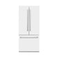 ZLINE 36 In. 19.6 cu. ft. Built-In French Door Refrigerator with Internal Water and Ice Dispenser in White Matte, RBIV-WM-36