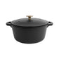 ZLINE 5-Piece Enameled Cast Iron Cookware Set in Black Matte, CWSETS-BLM-5