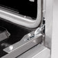 ZLINE 48" 6.7 cu. ft. Classic Double Oven Gas Range with 8 Burners in DuraSnow® Stainless Steel with White Matte Doors, CGRS-WM-48