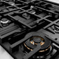 ZLINE 48" Rangetop in Stainless Steel with 7 Gas Burnes and Griddle, RT-GR-48