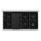 ZLINE 48" Rangetop in Stainless Steel with 7 Gas Burnes and Griddle, RT-GR-48