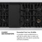 ZLINE 48" Rangetop in Stainless Steel with 7 Gas Burnes and Griddle, RT-GR-48