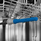 ZLINE Monument 24-Inch Top Control Built-In Dishwasher, Blue Matte Panel, Traditional Handle, 45 dBA, DWMT-BM-24