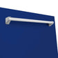 ZLINE Monument 24-Inch Top Control Built-In Dishwasher, Blue Matte Panel, Traditional Handle, 45 dBA, DWMT-BM-24