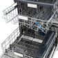 ZLINE Monument 24-Inch Top Control Built-In Dishwasher, Red Matte Panel, Traditional Handle, 45 dBA, DWMT-RM-24