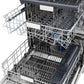 ZLINE Monument 24-Inch Top Control Built-In Dishwasher, Red Gloss Panel, Traditional Handle, 45 dBA, DWMT-RG-24