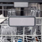 ZLINE Tallac Autograph Edition 24-Inch Top Control Built-In Dishwasher, White Matte Panel, Modern Matte Black Handle, 51 dBA, DWVZ-WM-24-MB