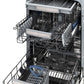 ZLINE Tallac 18-Inch Top Control Built-In Dishwasher, Panel Ready, Modern Handle, 51 dBA, DWV-18