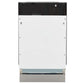 ZLINE Tallac 18-Inch Top Control Built-In Dishwasher, Panel Ready, Modern Handle, 51 dBA, DWV-18