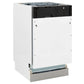 ZLINE Tallac 18-Inch Top Control Built-In Dishwasher, Panel Ready, Modern Handle, 51 dBA, DWV-18