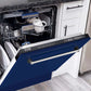 ZLINE Tallac 24-Inch Top Control Built-In Dishwasher, Blue Gloss Panel, Traditional Handle, 51 dBA, DWV-BG-24