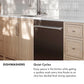 ZLINE Tallac Autograph Edition 24-Inch Top Control Built-In Dishwasher, Stainless Steel Panel, Traditional Polished Gold Handle, 51 dBA, DWVZ-304-24-G